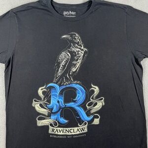 Harry‎ Potter Ravenclaw T-Shirt Black XL Intelligence Wit Creativity Graphic